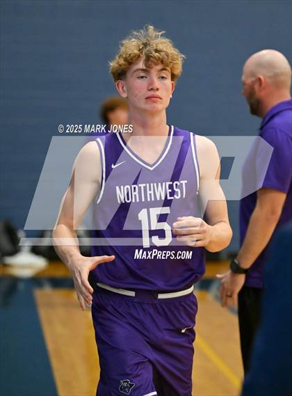 Thumbnail 2 in North Valley Christian Academy vs. Northwest Christian (Great Desert Shootout) photogallery.
