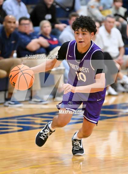 Thumbnail 2 in North Valley Christian Academy vs. Northwest Christian (Great Desert Shootout) photogallery.