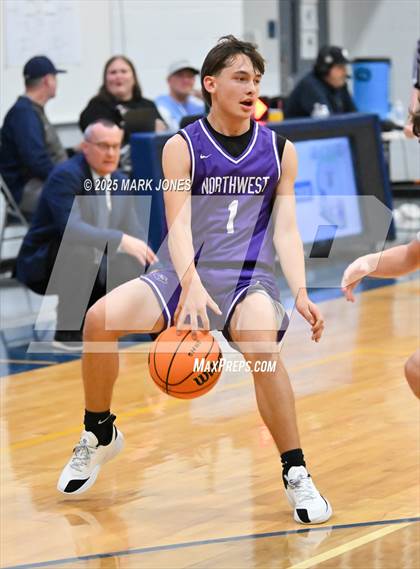 Thumbnail 1 in North Valley Christian Academy vs. Northwest Christian (Great Desert Shootout) photogallery.