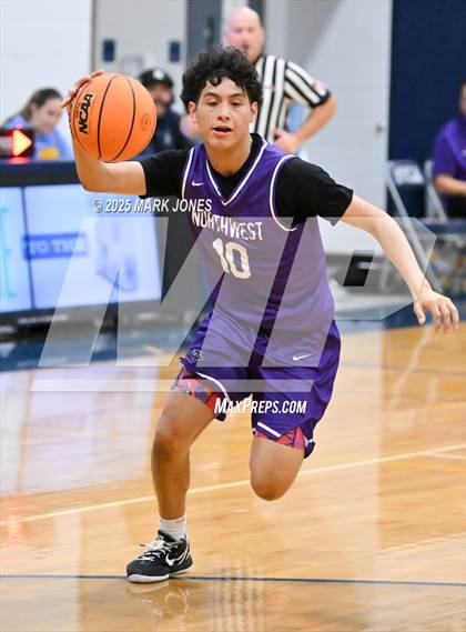 Thumbnail 3 in North Valley Christian Academy vs. Northwest Christian (Great Desert Shootout) photogallery.