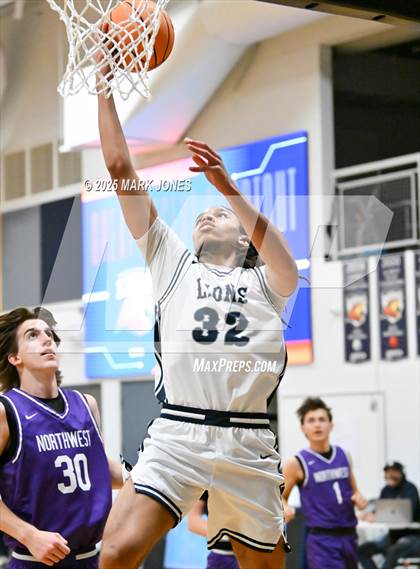 Thumbnail 1 in North Valley Christian Academy vs. Northwest Christian (Great Desert Shootout) photogallery.