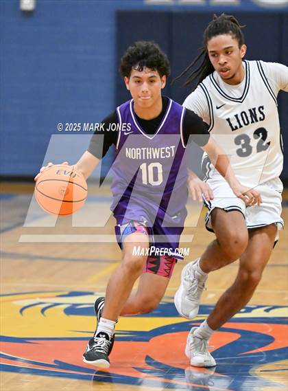 Thumbnail 1 in North Valley Christian Academy vs. Northwest Christian (Great Desert Shootout) photogallery.