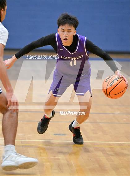 Thumbnail 2 in North Valley Christian Academy vs. Northwest Christian (Great Desert Shootout) photogallery.