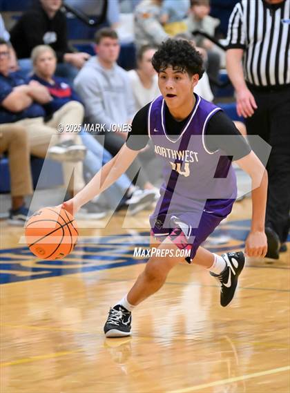 Thumbnail 1 in North Valley Christian Academy vs. Northwest Christian (Great Desert Shootout) photogallery.