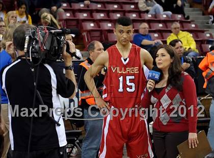 Thumbnail 2 in Village Christian vs. St. Joseph Notre Dame (CIF State D5 Final) photogallery.
