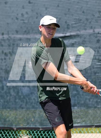 Thumbnail 3 in Granite Bay vs. Redwood (CIF NorCal Regional Team Tennis Championships) photogallery.
