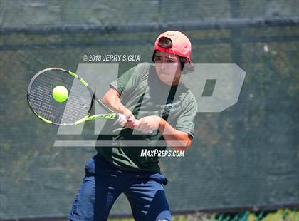 Thumbnail 3 in Granite Bay vs. Redwood (CIF NorCal Regional Team Tennis Championships) photogallery.