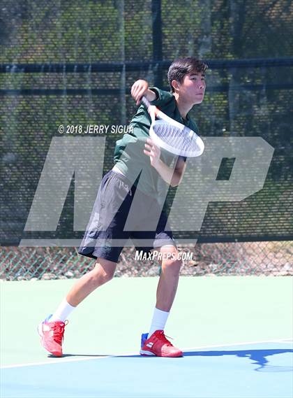 Thumbnail 3 in Granite Bay vs. Redwood (CIF NorCal Regional Team Tennis Championships) photogallery.