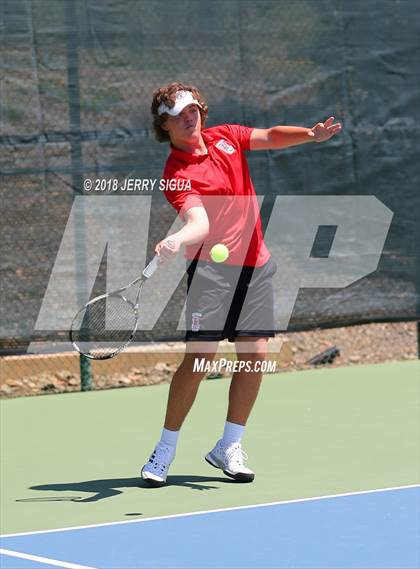 Thumbnail 2 in Granite Bay vs. Redwood (CIF NorCal Regional Team Tennis Championships) photogallery.