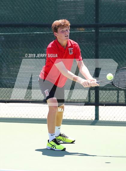 Thumbnail 2 in Granite Bay vs. Redwood (CIF NorCal Regional Team Tennis Championships) photogallery.