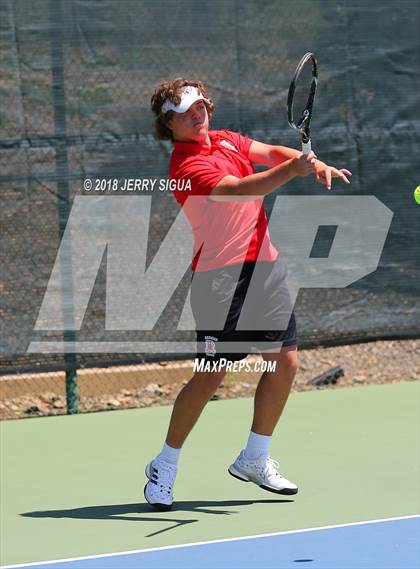 Thumbnail 3 in Granite Bay vs. Redwood (CIF NorCal Regional Team Tennis Championships) photogallery.