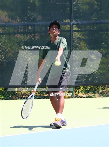 Thumbnail 2 in Granite Bay vs. Redwood (CIF NorCal Regional Team Tennis Championships) photogallery.
