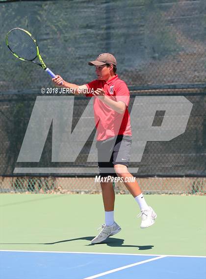 Thumbnail 2 in Granite Bay vs. Redwood (CIF NorCal Regional Team Tennis Championships) photogallery.