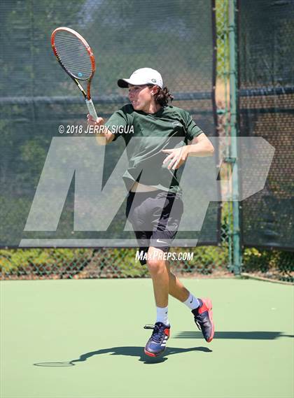Thumbnail 2 in Granite Bay vs. Redwood (CIF NorCal Regional Team Tennis Championships) photogallery.