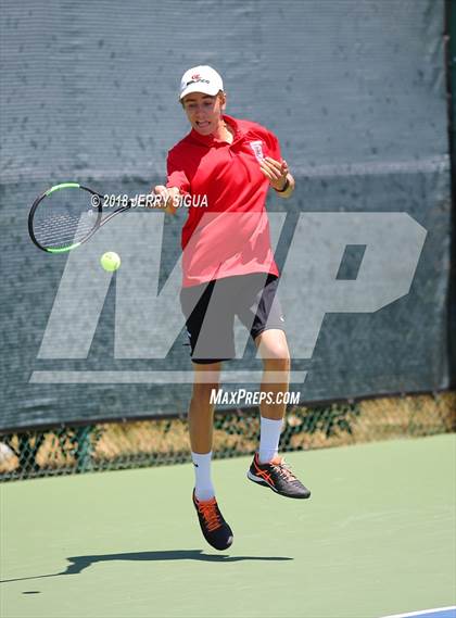 Thumbnail 1 in Granite Bay vs. Redwood (CIF NorCal Regional Team Tennis Championships) photogallery.