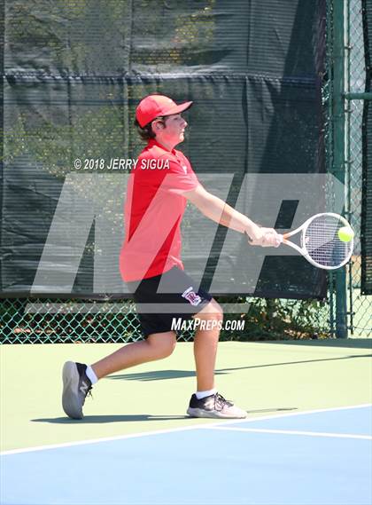 Thumbnail 2 in Granite Bay vs. Redwood (CIF NorCal Regional Team Tennis Championships) photogallery.