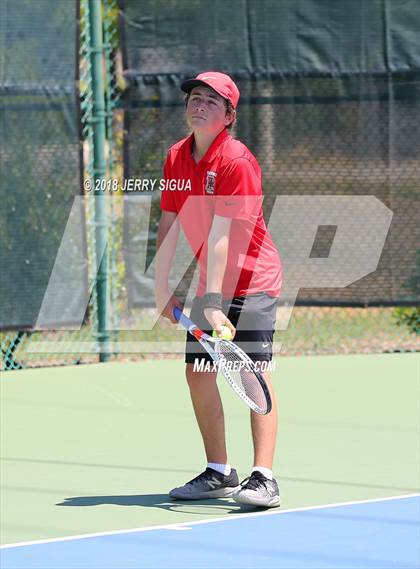 Thumbnail 2 in Granite Bay vs. Redwood (CIF NorCal Regional Team Tennis Championships) photogallery.