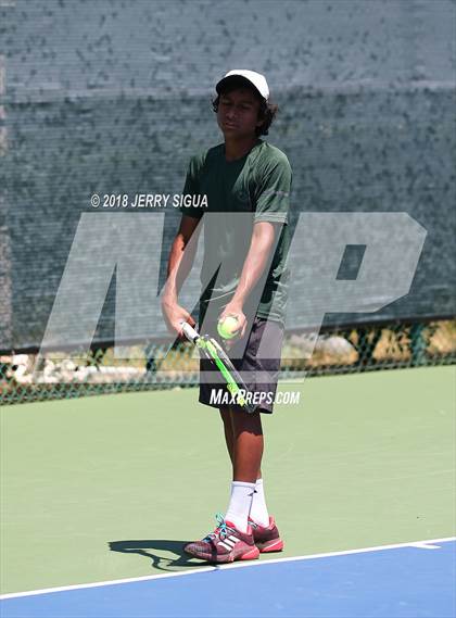 Thumbnail 2 in Granite Bay vs. Redwood (CIF NorCal Regional Team Tennis Championships) photogallery.
