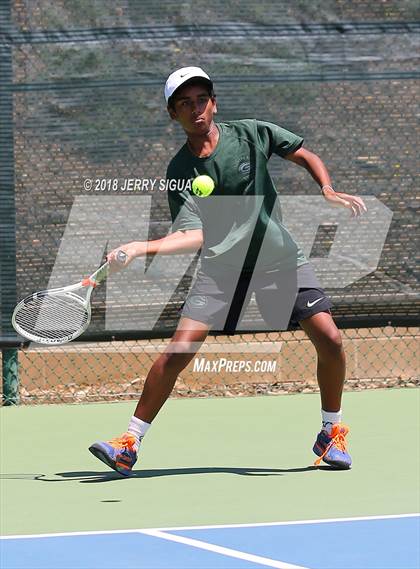 Thumbnail 3 in Granite Bay vs. Redwood (CIF NorCal Regional Team Tennis Championships) photogallery.