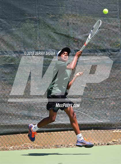 Thumbnail 2 in Granite Bay vs. Redwood (CIF NorCal Regional Team Tennis Championships) photogallery.