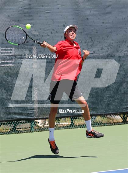 Thumbnail 2 in Granite Bay vs. Redwood (CIF NorCal Regional Team Tennis Championships) photogallery.