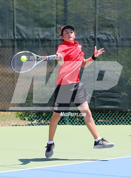 Thumbnail 1 in Granite Bay vs. Redwood (CIF NorCal Regional Team Tennis Championships) photogallery.