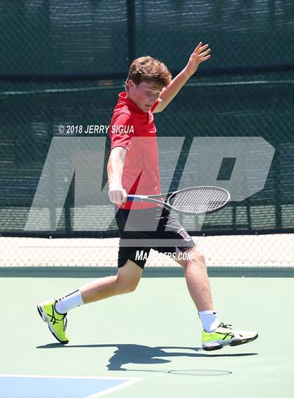 Thumbnail 2 in Granite Bay vs. Redwood (CIF NorCal Regional Team Tennis Championships) photogallery.
