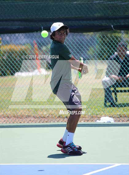 Thumbnail 3 in Granite Bay vs. Redwood (CIF NorCal Regional Team Tennis Championships) photogallery.