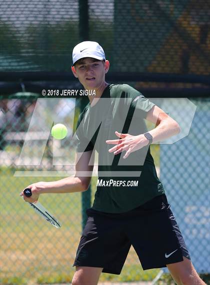 Thumbnail 3 in Granite Bay vs. Redwood (CIF NorCal Regional Team Tennis Championships) photogallery.