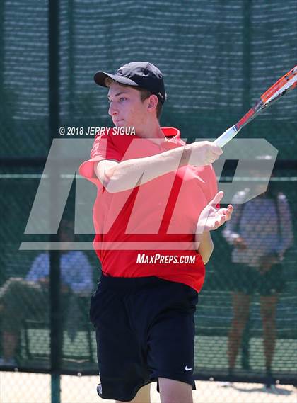 Thumbnail 3 in Granite Bay vs. Redwood (CIF NorCal Regional Team Tennis Championships) photogallery.