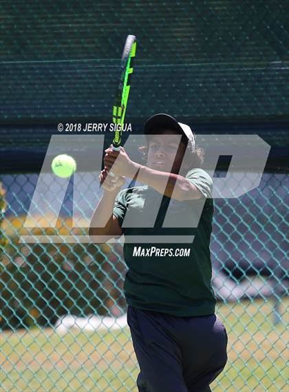 Thumbnail 2 in Granite Bay vs. Redwood (CIF NorCal Regional Team Tennis Championships) photogallery.