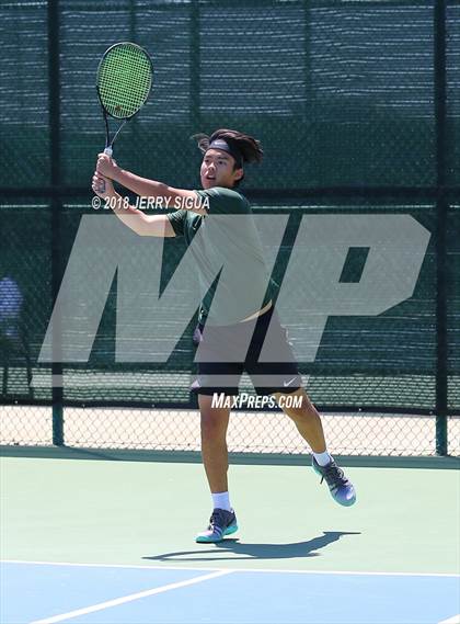 Thumbnail 3 in Granite Bay vs. Redwood (CIF NorCal Regional Team Tennis Championships) photogallery.