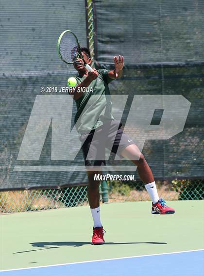 Thumbnail 3 in Granite Bay vs. Redwood (CIF NorCal Regional Team Tennis Championships) photogallery.