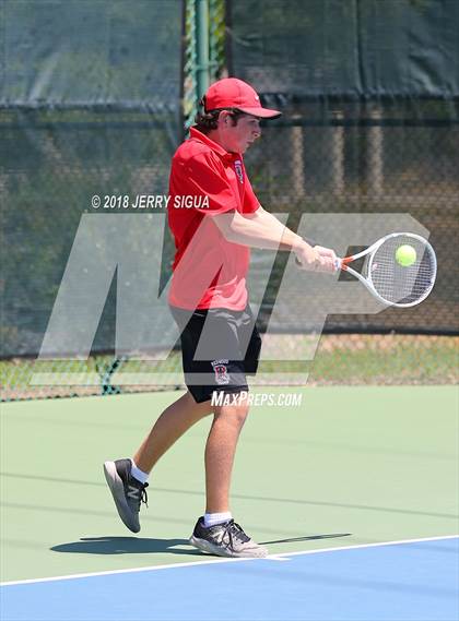 Thumbnail 3 in Granite Bay vs. Redwood (CIF NorCal Regional Team Tennis Championships) photogallery.