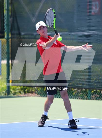 Thumbnail 1 in Granite Bay vs. Redwood (CIF NorCal Regional Team Tennis Championships) photogallery.