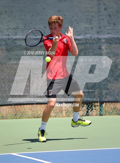 Thumbnail 2 in Granite Bay vs. Redwood (CIF NorCal Regional Team Tennis Championships) photogallery.