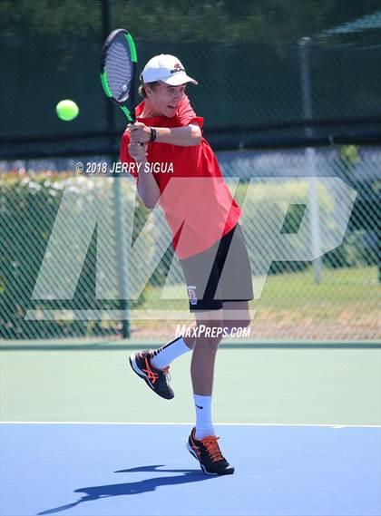 Thumbnail 2 in Granite Bay vs. Redwood (CIF NorCal Regional Team Tennis Championships) photogallery.