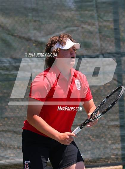 Thumbnail 3 in Granite Bay vs. Redwood (CIF NorCal Regional Team Tennis Championships) photogallery.
