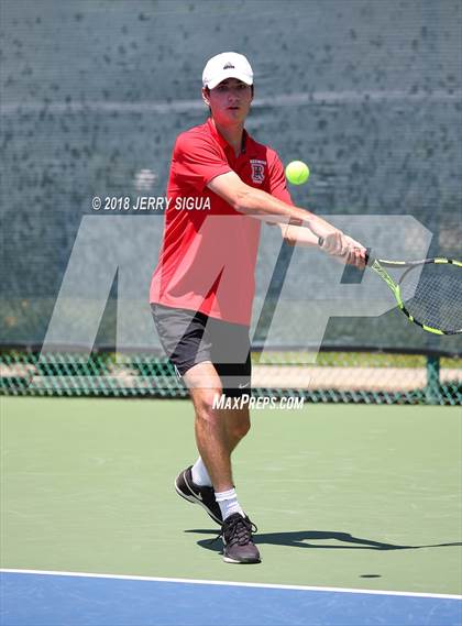 Thumbnail 3 in Granite Bay vs. Redwood (CIF NorCal Regional Team Tennis Championships) photogallery.