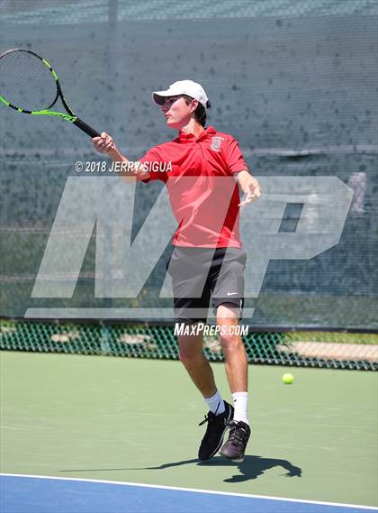 Thumbnail 2 in Granite Bay vs. Redwood (CIF NorCal Regional Team Tennis Championships) photogallery.
