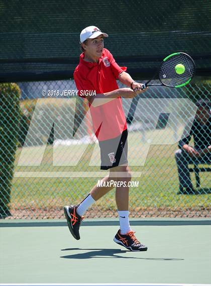 Thumbnail 1 in Granite Bay vs. Redwood (CIF NorCal Regional Team Tennis Championships) photogallery.