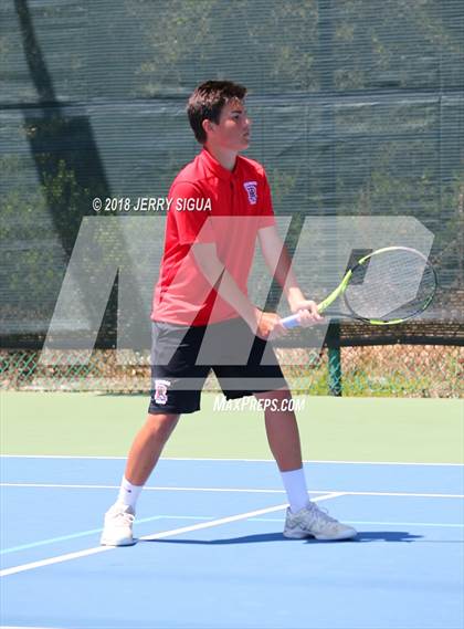 Thumbnail 2 in Granite Bay vs. Redwood (CIF NorCal Regional Team Tennis Championships) photogallery.