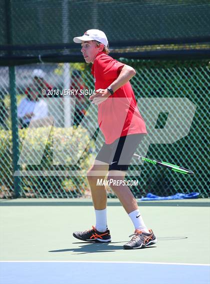 Thumbnail 3 in Granite Bay vs. Redwood (CIF NorCal Regional Team Tennis Championships) photogallery.