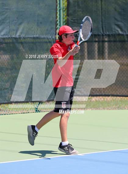 Thumbnail 2 in Granite Bay vs. Redwood (CIF NorCal Regional Team Tennis Championships) photogallery.