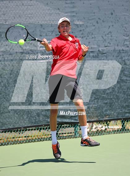 Thumbnail 2 in Granite Bay vs. Redwood (CIF NorCal Regional Team Tennis Championships) photogallery.