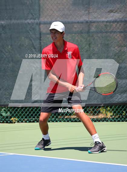 Thumbnail 2 in Granite Bay vs. Redwood (CIF NorCal Regional Team Tennis Championships) photogallery.