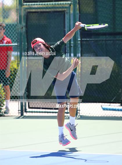 Thumbnail 3 in Granite Bay vs. Redwood (CIF NorCal Regional Team Tennis Championships) photogallery.