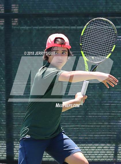 Thumbnail 2 in Granite Bay vs. Redwood (CIF NorCal Regional Team Tennis Championships) photogallery.