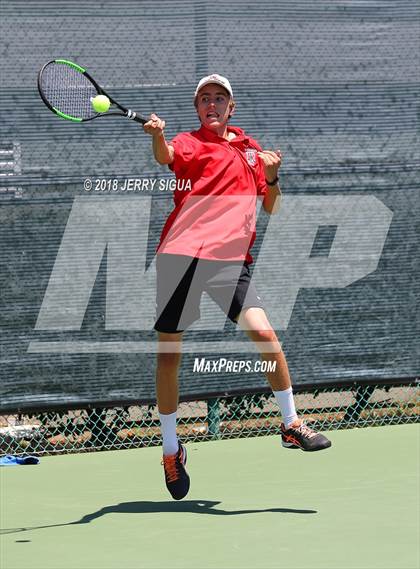 Thumbnail 3 in Granite Bay vs. Redwood (CIF NorCal Regional Team Tennis Championships) photogallery.