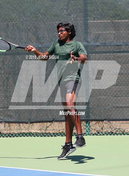 Thumbnail 2 in Granite Bay vs. Redwood (CIF NorCal Regional Team Tennis Championships) photogallery.